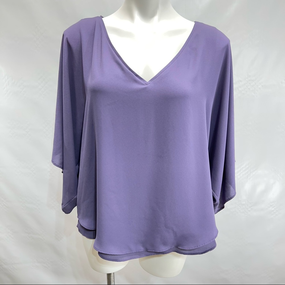 White House Black Market Top Blouse Size Large